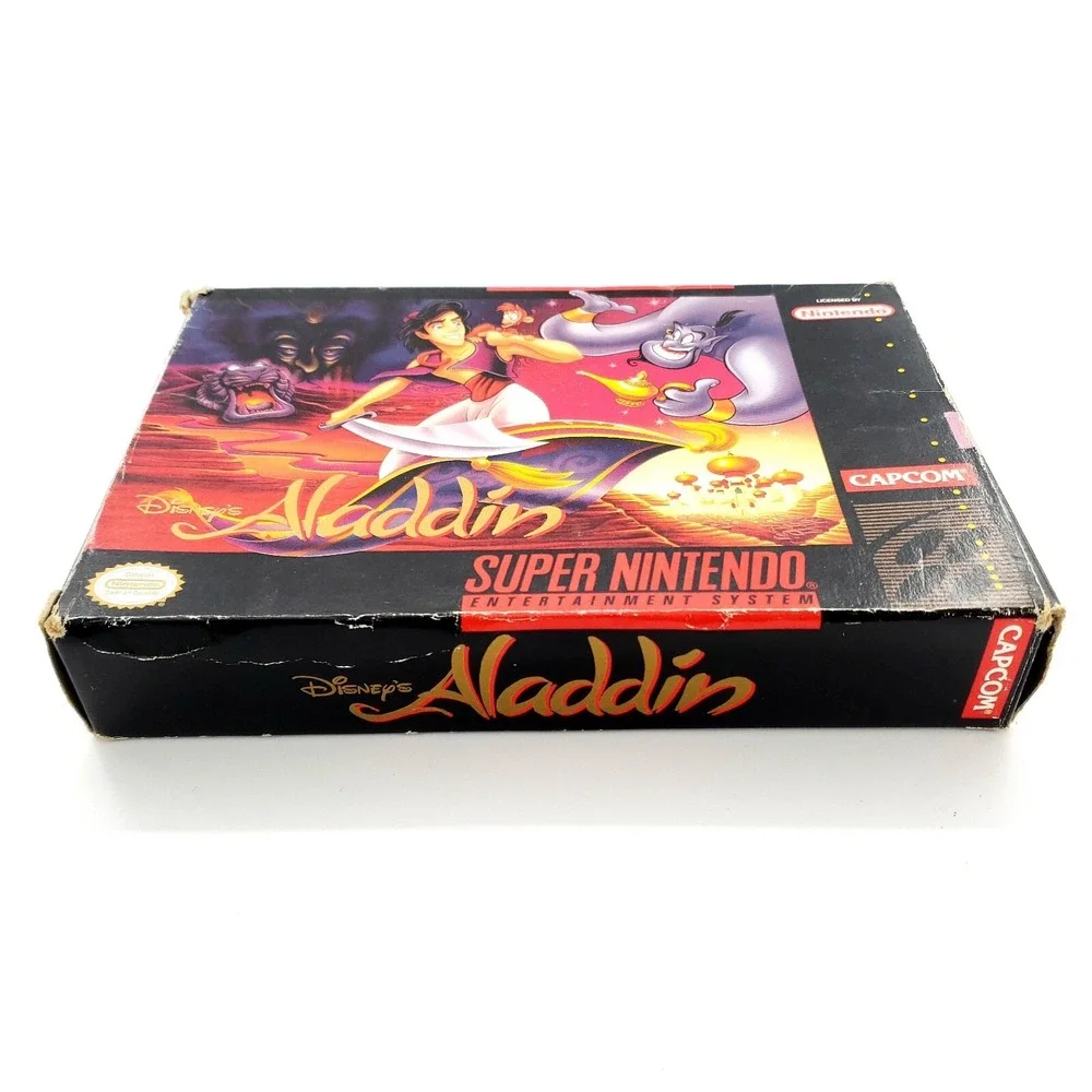 Disney's Aladdin (Super Nintendo Entertainment System) Authentic Complete Tested
